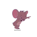 Sticker from the "Tom and Jerry" sticker pack