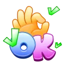 Sticker from the "Colorful Messages" sticker pack