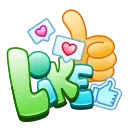 Sticker from the "Colorful Messages" sticker pack