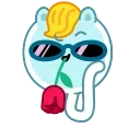 Sticker from the "Lovely Sperm" sticker pack