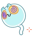 Sticker from the "Lovely Sperm" sticker pack