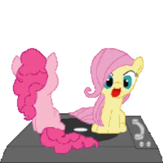 Sticker from the "My little pony" sticker pack