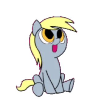 Sticker from the "My little pony" sticker pack