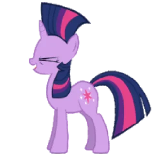 Sticker from the "My little pony" sticker pack