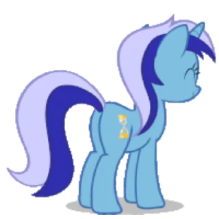 Sticker from the "My little pony" sticker pack