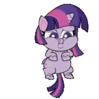 Sticker from the "My little pony" sticker pack