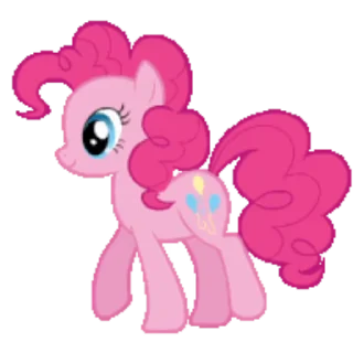 Sticker from the "My little pony" sticker pack