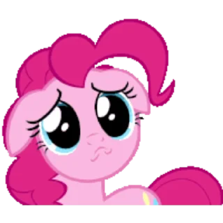 Sticker from the "My little pony" sticker pack