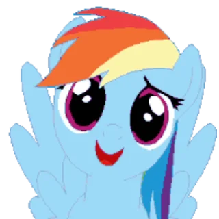 Sticker from the "My little pony" sticker pack