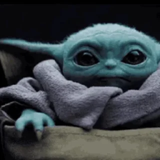 Стикер из набора "Baby Yoda"