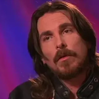 Стикер из набора "Christian Bale"