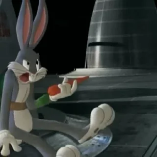 Стикер из набора "Bugs Bunny"