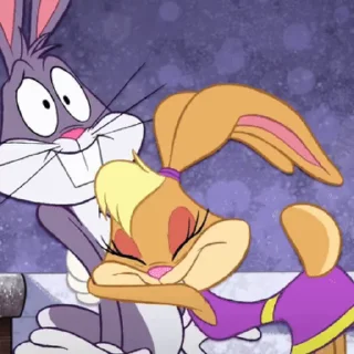 Стикер из набора "Bugs Bunny"