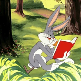 Стикер из набора "Bugs Bunny"