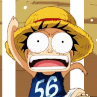 Sticker from the "One Piece" sticker pack