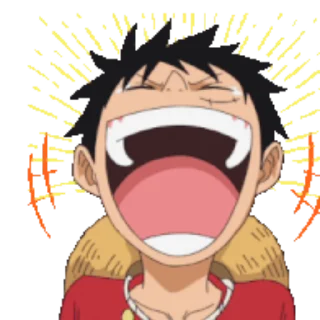 Sticker from the "One Piece" sticker pack