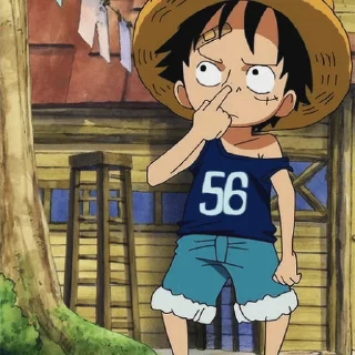 Sticker from the "One Piece" sticker pack