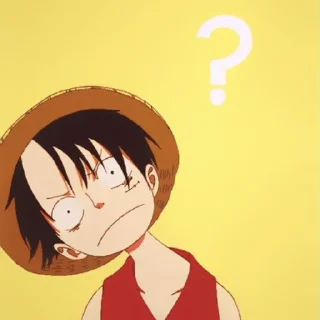 Sticker from the "One Piece" sticker pack