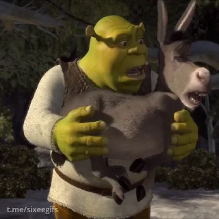 Стикер из набора "Шрек / Shrek"