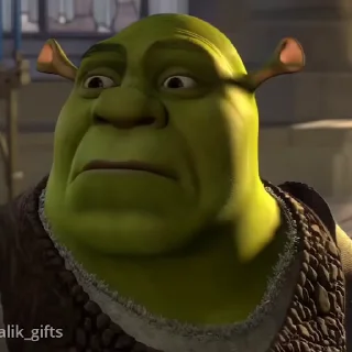 Стикер из набора "Шрек / Shrek"