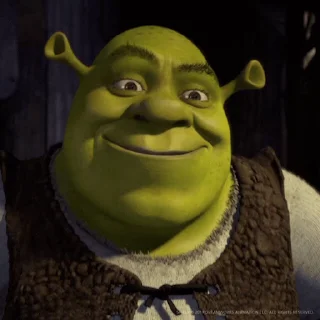 Стикер из набора "Шрек / Shrek"