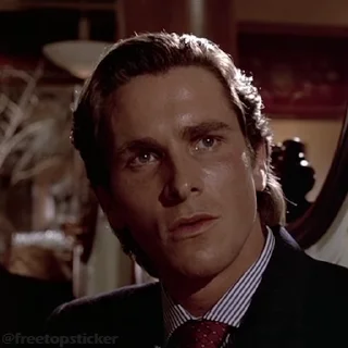 Стикер из набора "American Psycho"