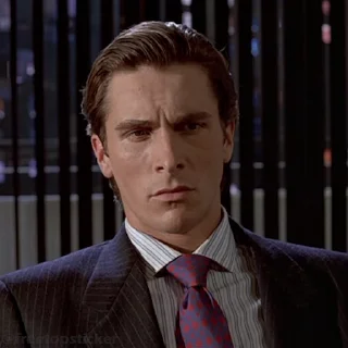 Стикер из набора "American Psycho"