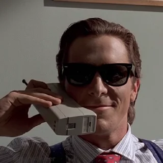 Стикер из набора "American Psycho"