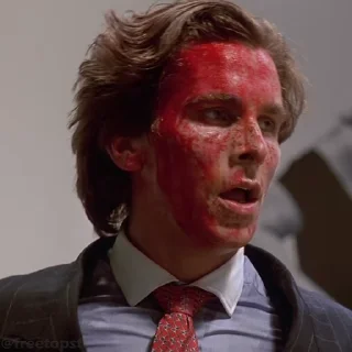 Стикер из набора "American Psycho"