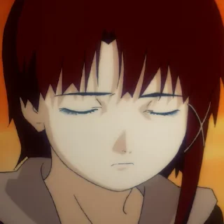 Sticker from the "Experiments Lain" sticker pack