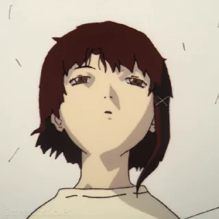 Sticker from the "Experiments Lain" sticker pack