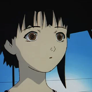 Стикер из набора "Experiments Lain"