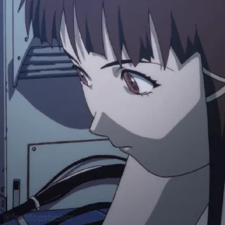 Sticker from the "Experiments Lain" sticker pack