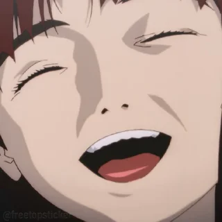 Sticker from the "Experiments Lain" sticker pack