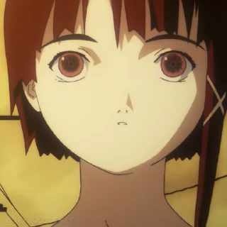 Sticker from the "Experiments Lain" sticker pack