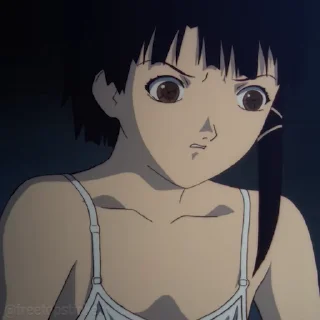 Стикер из набора "Experiments Lain"