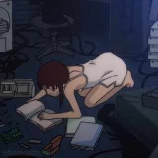 Стикер из набора "Experiments Lain"