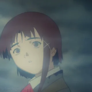 Стикер из набора "Experiments Lain"