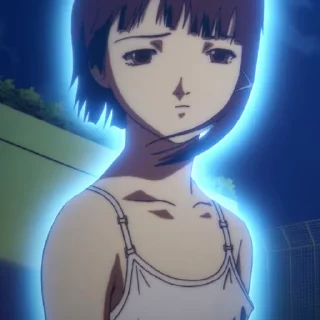 Стикер из набора "Experiments Lain"