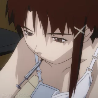 Sticker from the "Experiments Lain" sticker pack