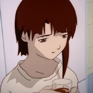 Sticker from the "Experiments Lain" sticker pack