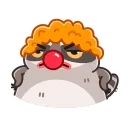 Sticker from the "Racoon" sticker pack