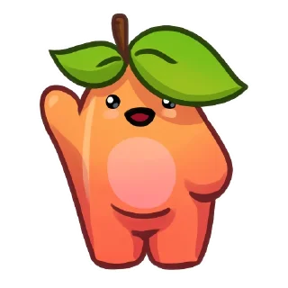 Telegram sticker pack "Applepeach dude"