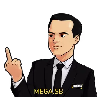 Sticker from the "Moriarty" sticker pack