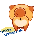 Sticker from the "Donut" sticker pack