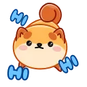 Sticker from the "Donut" sticker pack