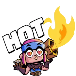 Sticker from the "Clash Royale" sticker pack