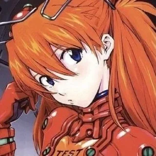 Telegram sticker pack "Asuka Langley Soryu"