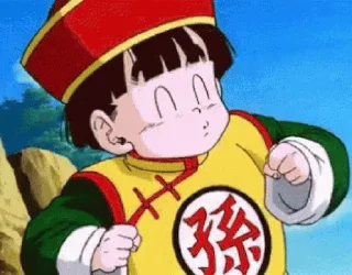 Sticker from the "Gohan - Saiyan Saga" sticker pack