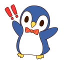 Telegram sticker pack "Fashionable penguin"